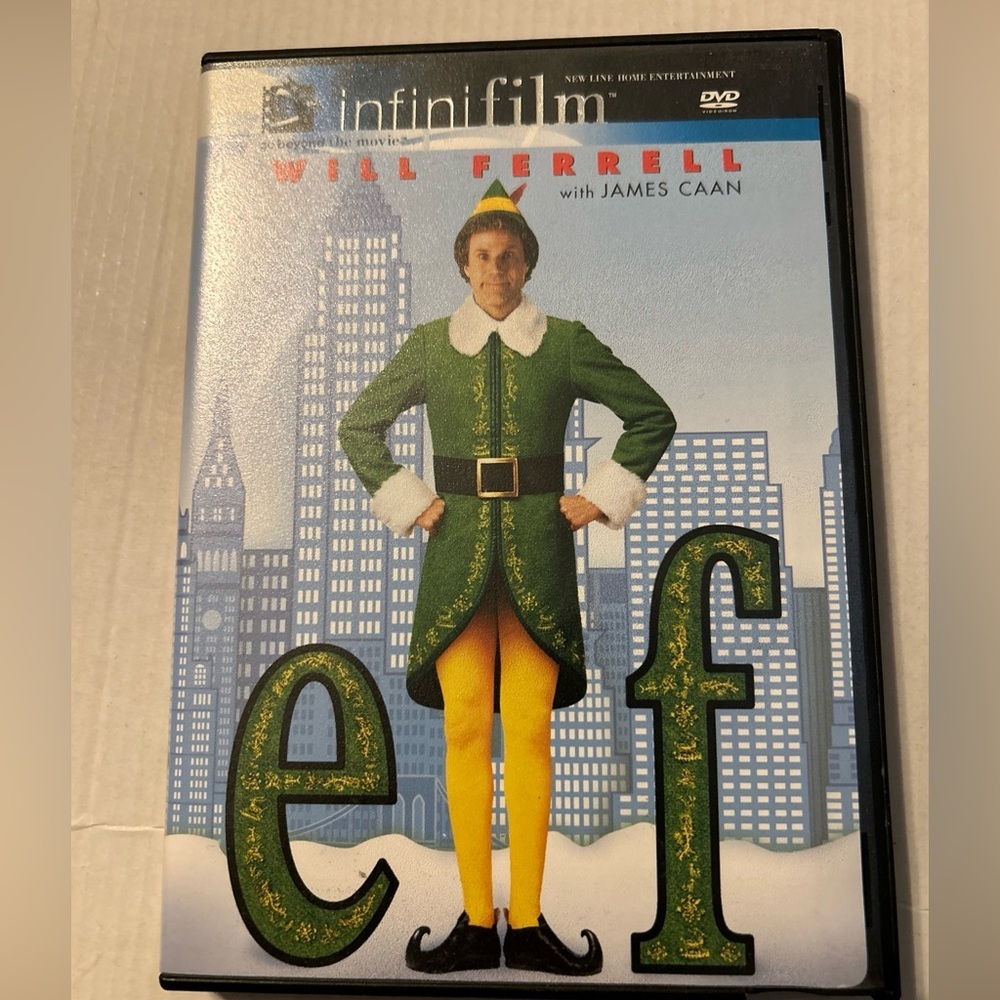 Elf Movie Starring Will Ferrell Preowned movie